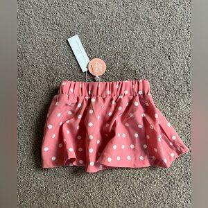 NWT baileys blossoms polka dot skirt 12-18 months